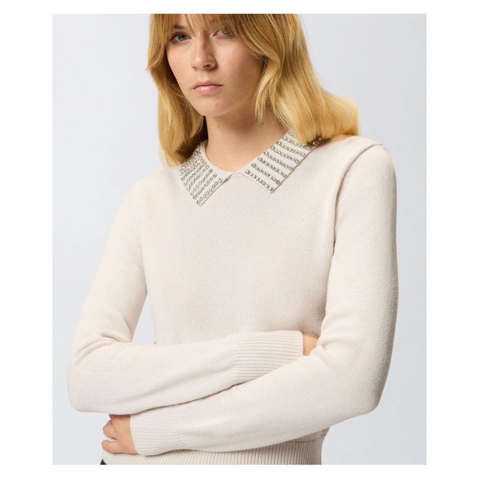 Pull 'Crystal-Collar' pour Femmes