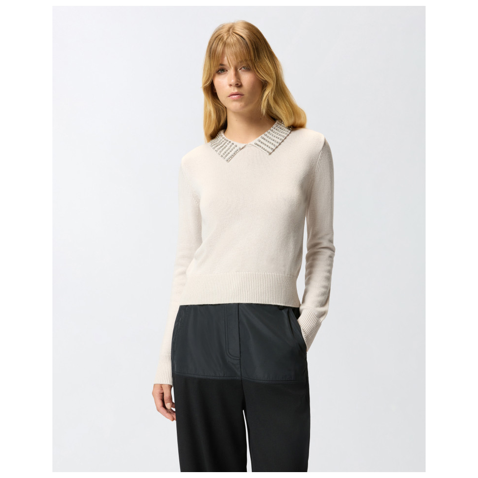 Pull 'Crystal-Collar' pour Femmes