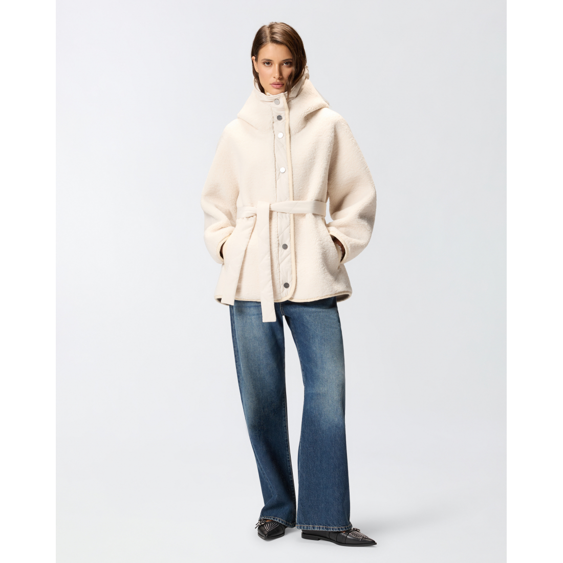 Women's 'Hooded Belted' Jacket