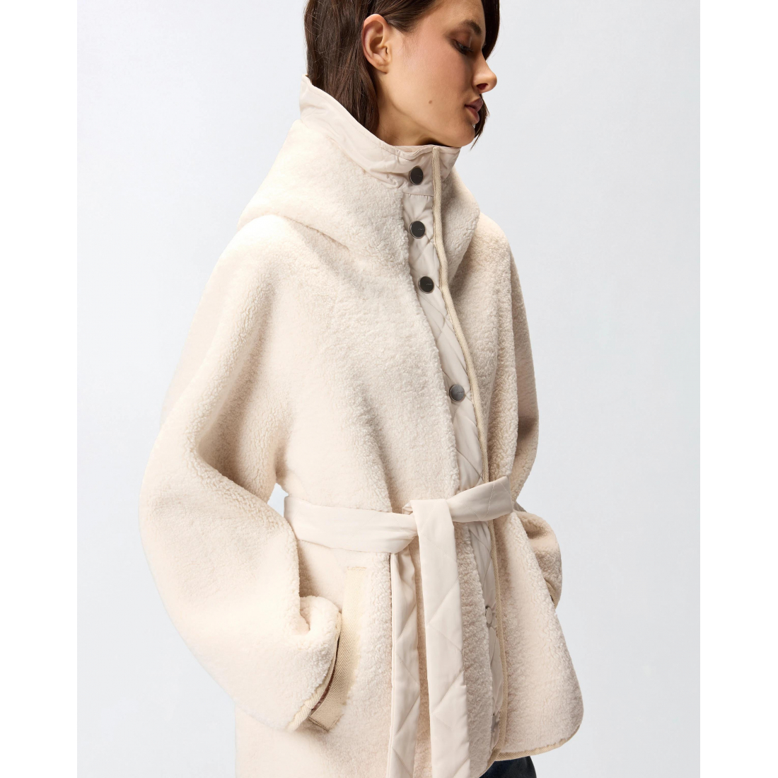 Women's 'Hooded Belted' Jacket