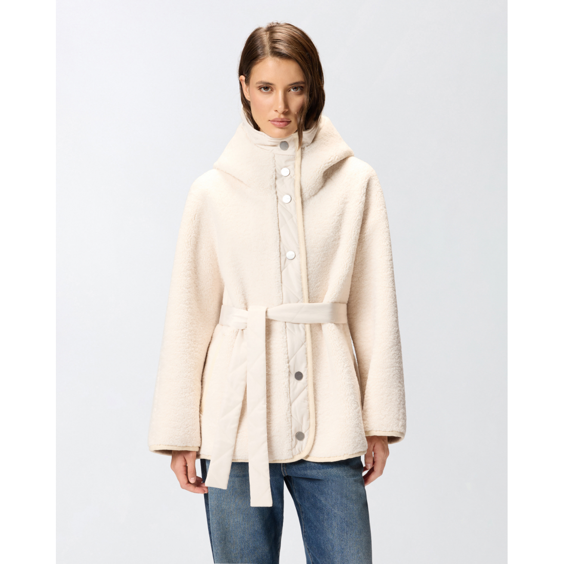 Women's 'Hooded Belted' Jacket