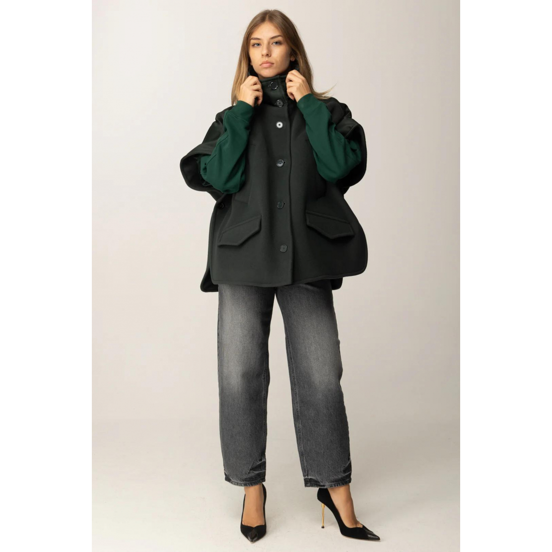 Veste 'Paneled Short-Sleeve' pour Femmes