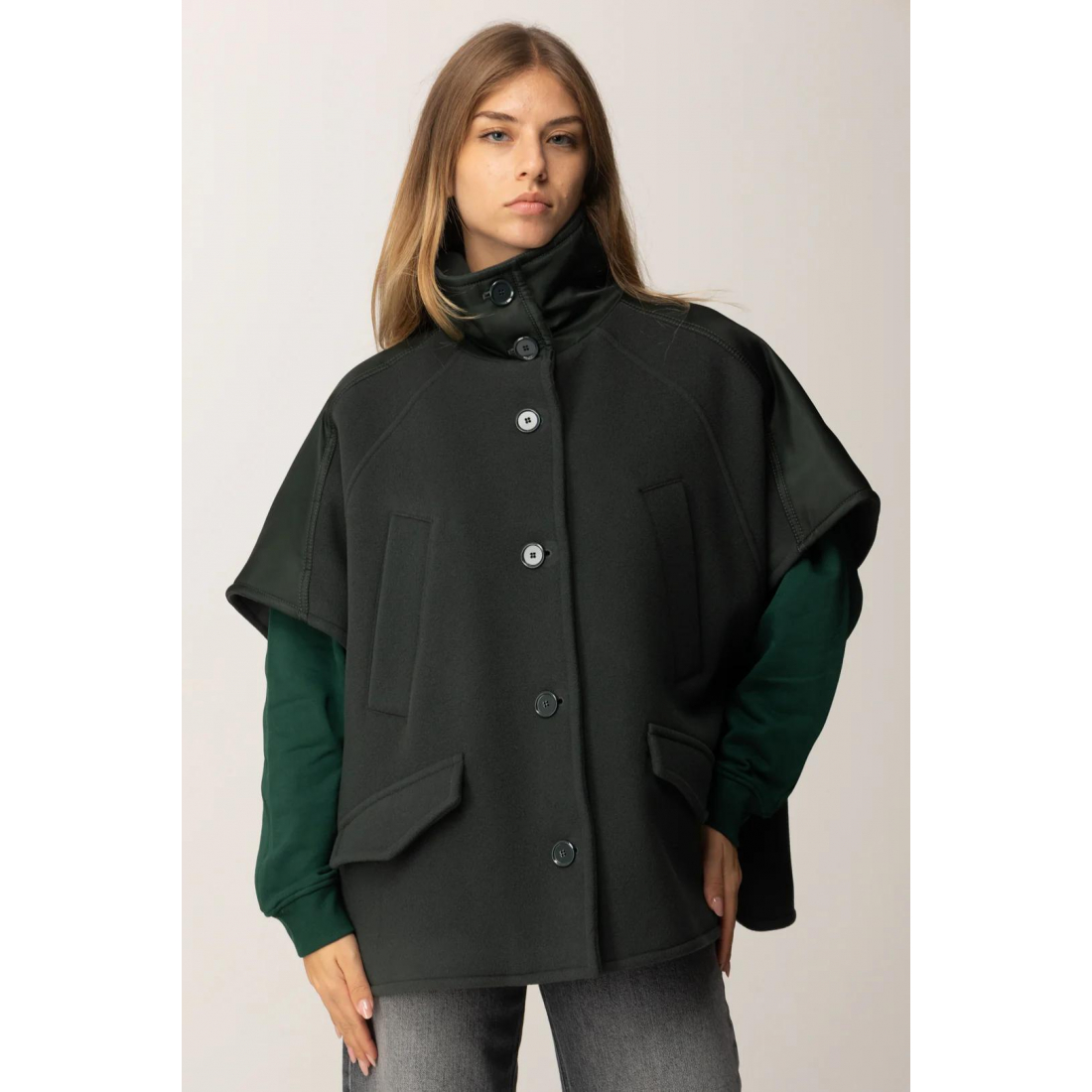 Veste 'Paneled Short-Sleeve' pour Femmes