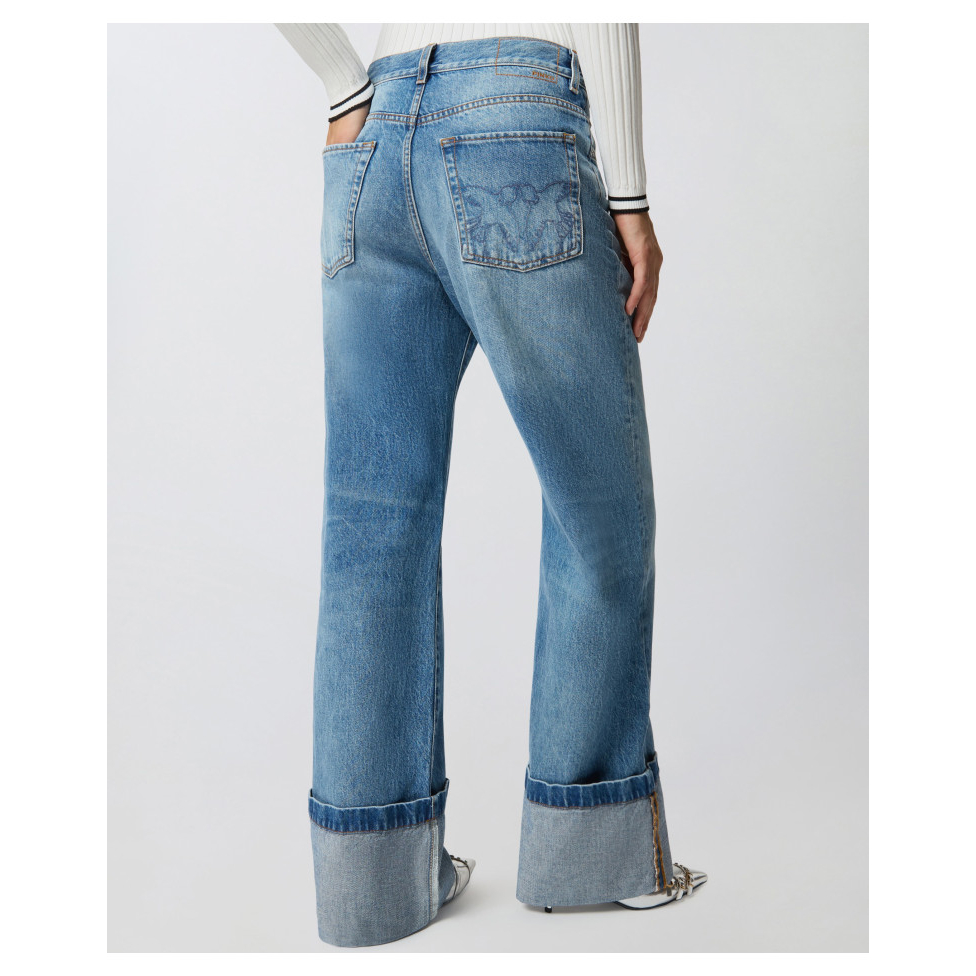 Jeans 'Folded-Hem' pour Femmes