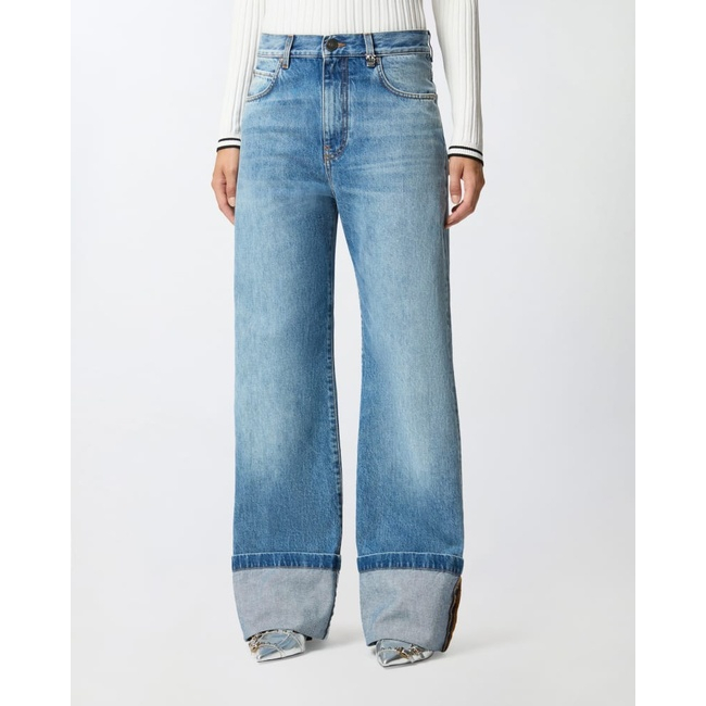 Jeans 'Folded-Hem' pour Femmes