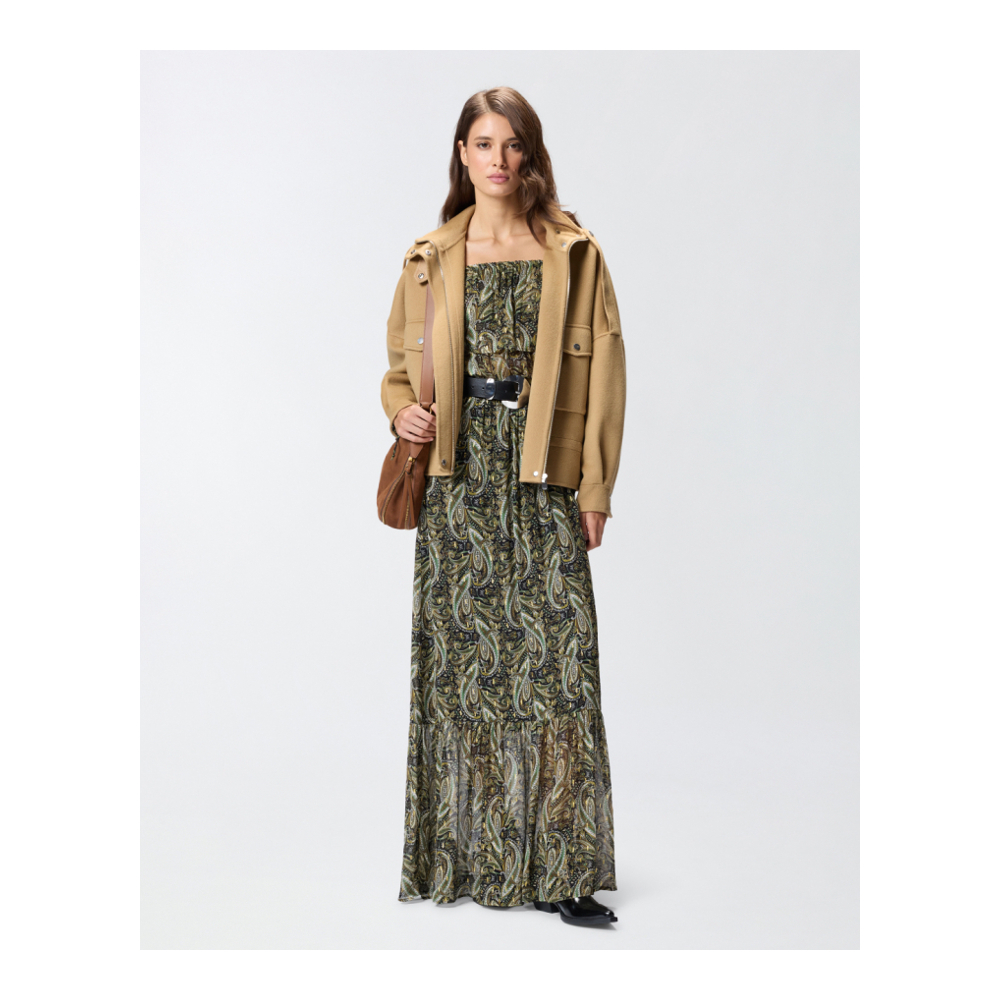 Robe à épaules dénudées 'Paisley-Print Off-Shoulder' pour Femmes