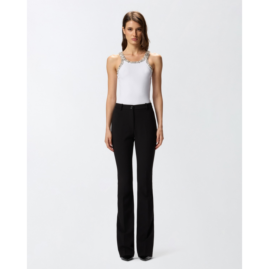 Débardeur 'Embellished Ribbed' pour Femmes