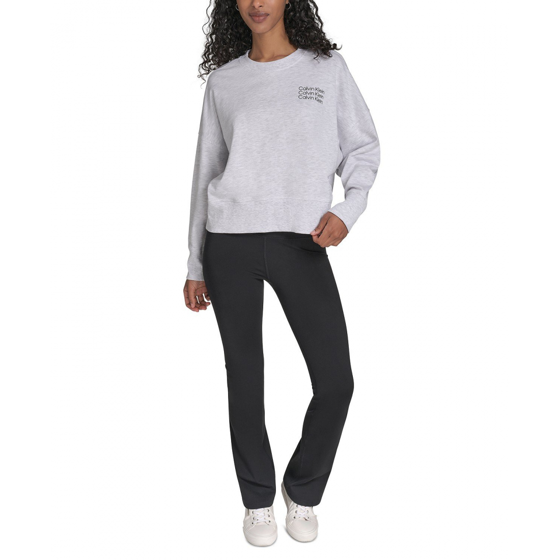 'Mini Triple Logo Pullover Sweatshirt' pour Femmes
