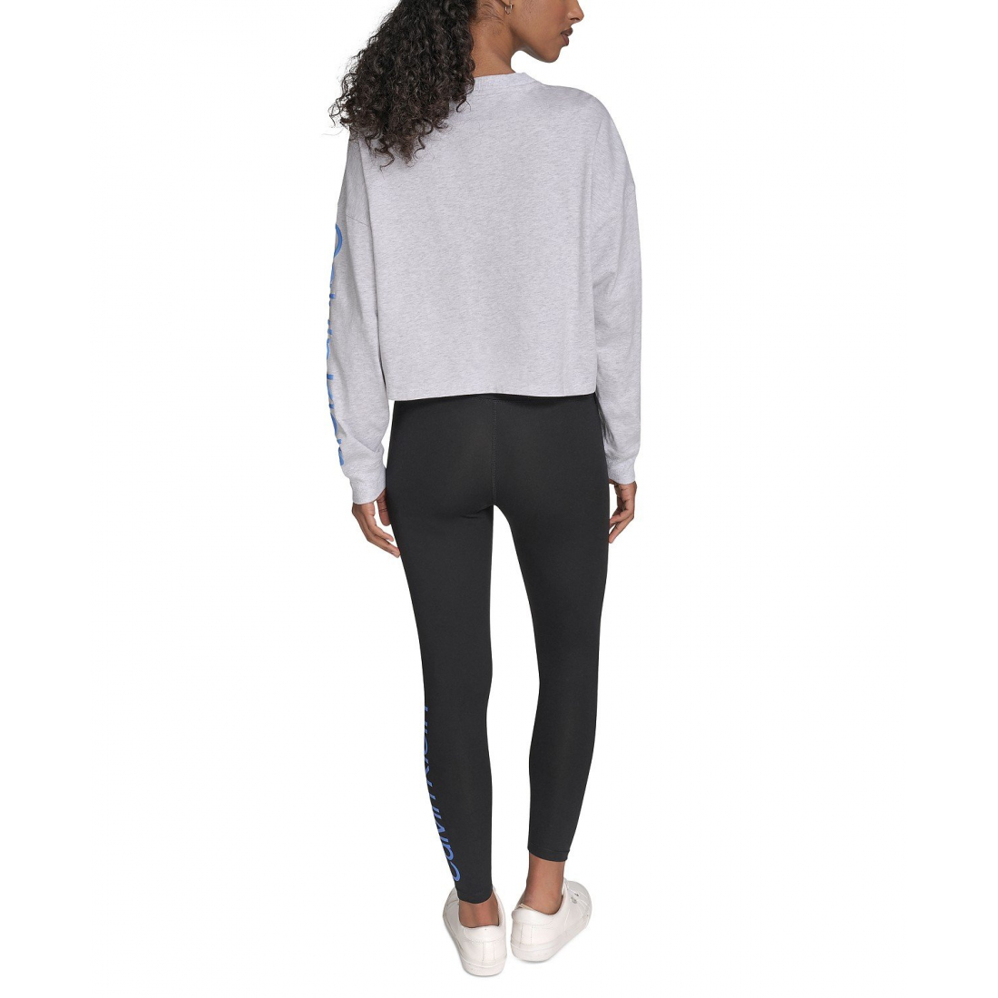 Women's 'Performance Logo Cropped Long-Sleeve Top'