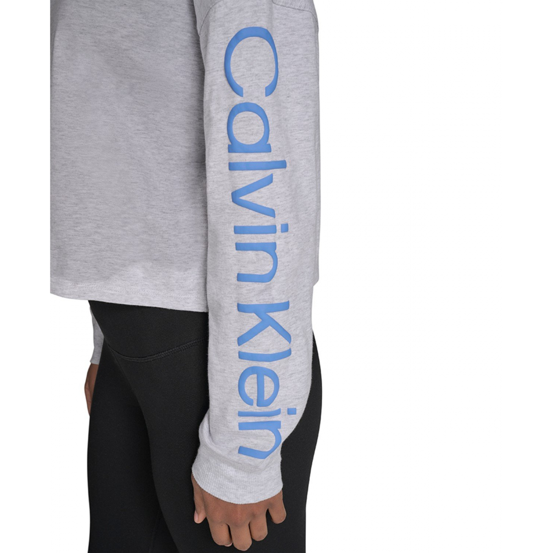 Women's 'Performance Logo Cropped Long-Sleeve Top'