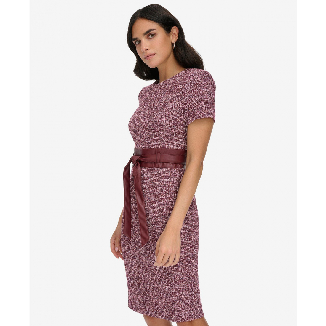 'Short Sleeve Sheath Dress' pour Femmes