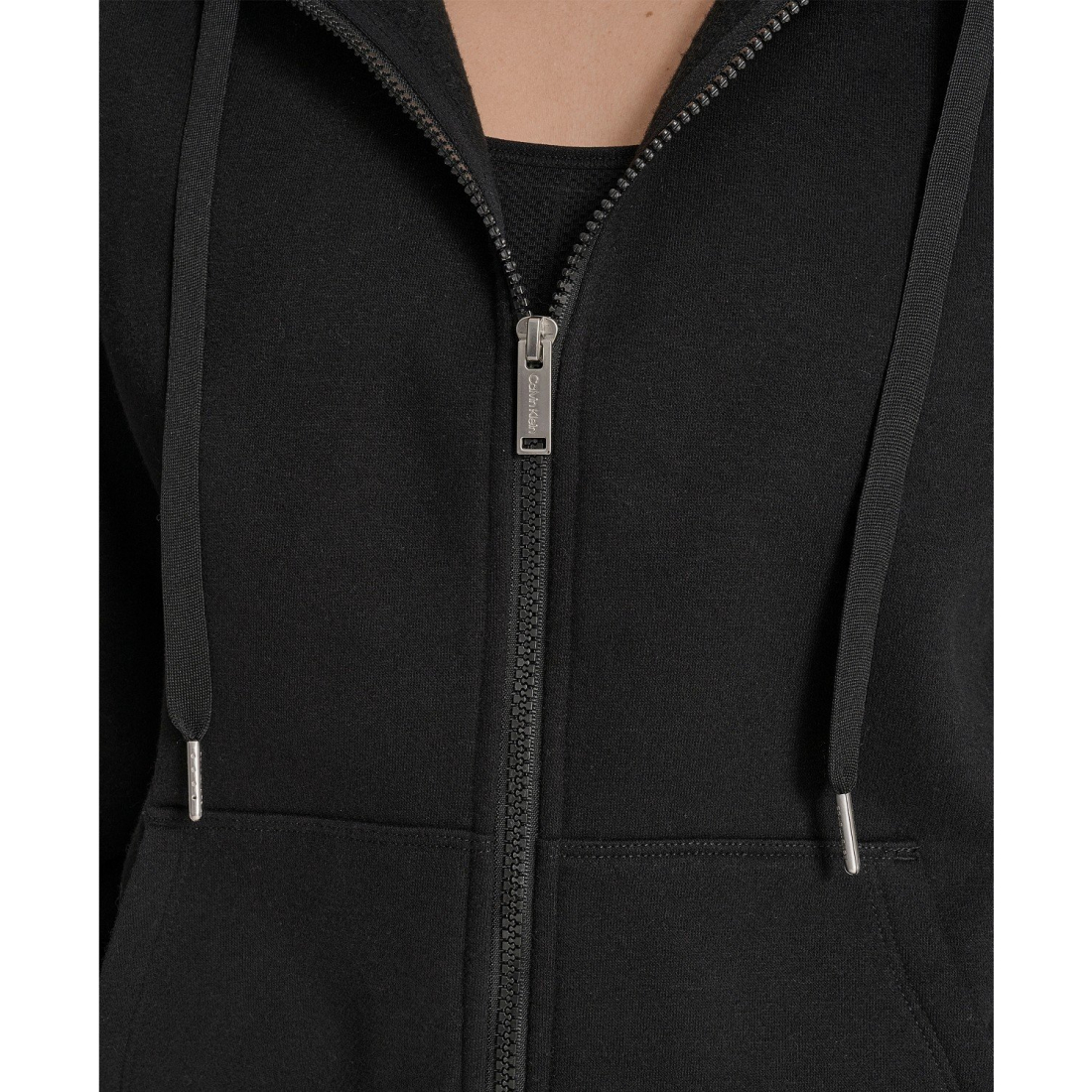 'Fleece Logo Tape Hoodie Jacket' pour Femmes