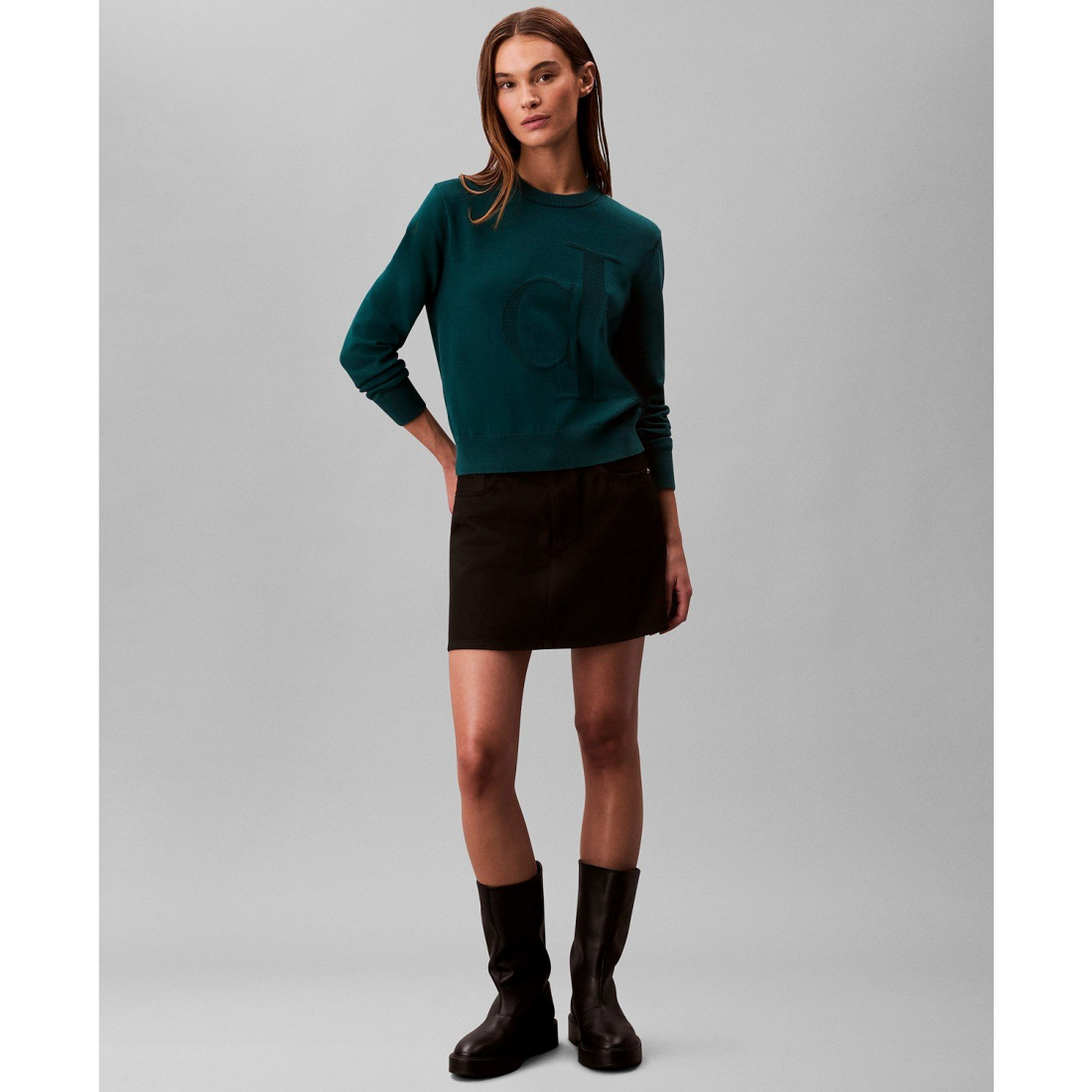 'Monogram Logo Sweater' pour Femmes