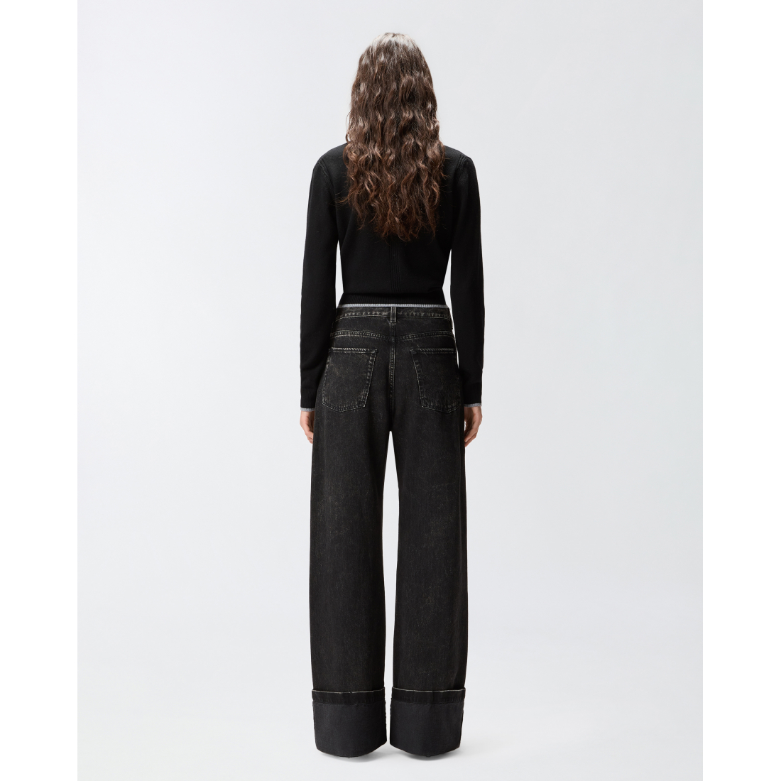 Jeans 'Folded-Hem' pour Femmes