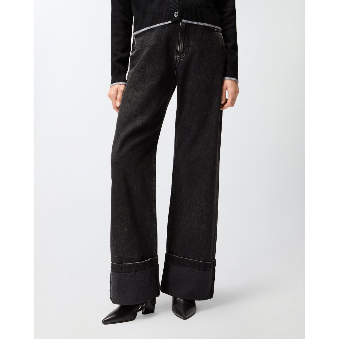 Jeans 'Folded-Hem' pour Femmes