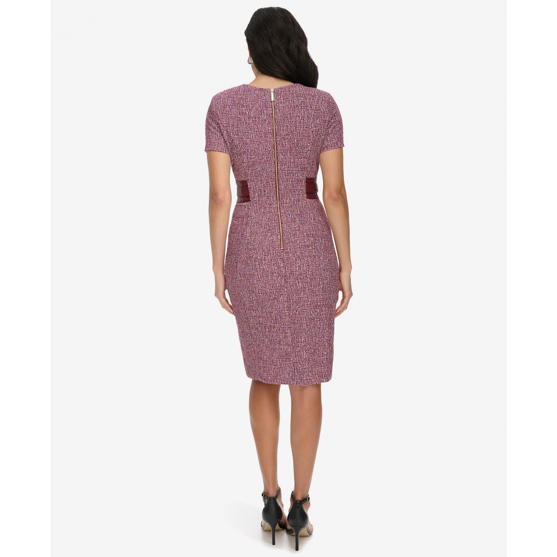 'Short Sleeve Sheath Dress' pour Femmes