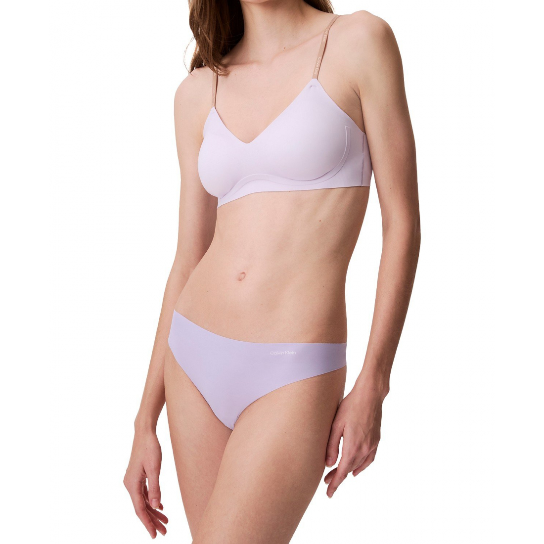 'Invisibles Microfiber Stretch Thong Underwear-D3428' pour Femmes