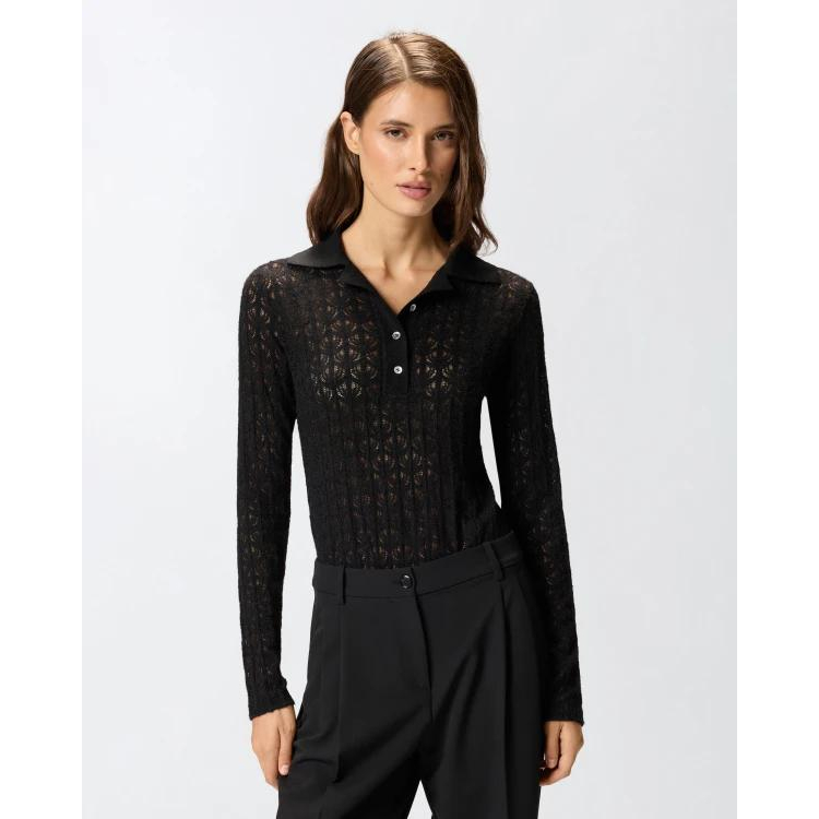 'Lace-Panel' Bodysuit für Damen