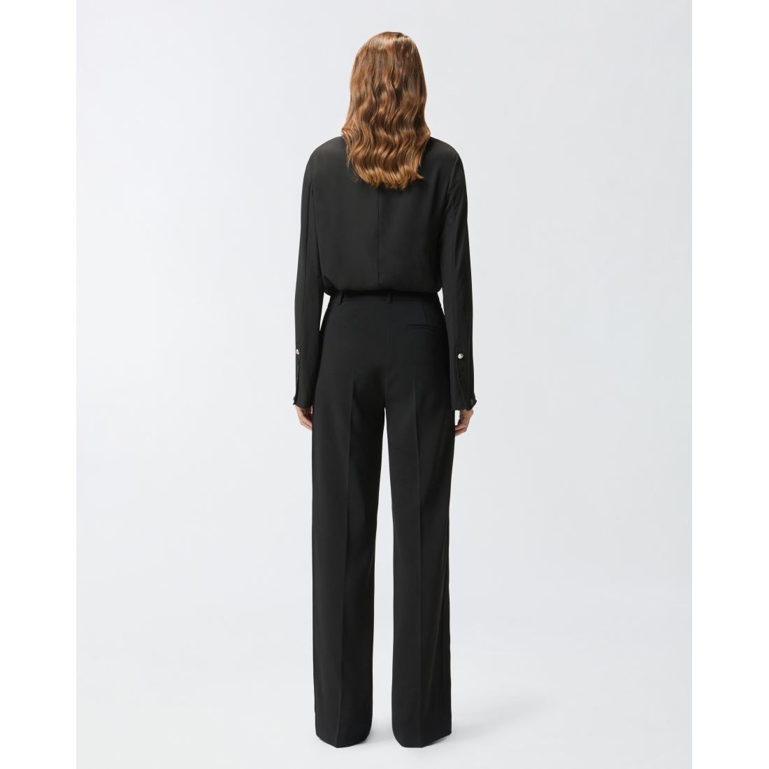 Pantalon 'Pleated Concealed-Zip' pour Femmes