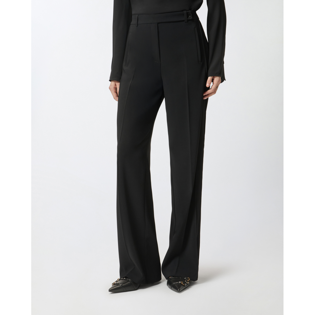 Pantalon 'Pleated Concealed-Zip' pour Femmes