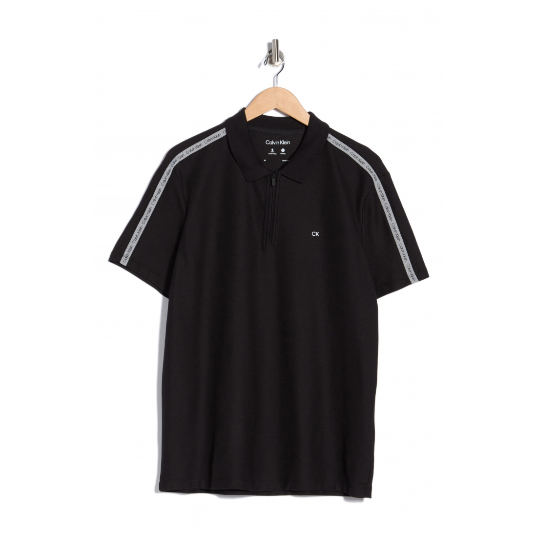 'Logo Tape Zip Polo' pour Hommes