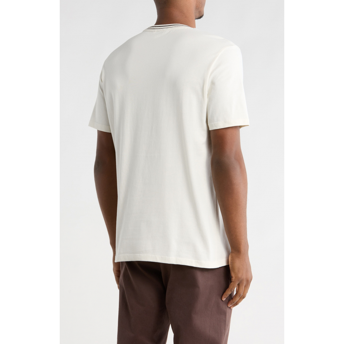 'Double Tip Cotton Jacquard T-Shirt' pour Hommes