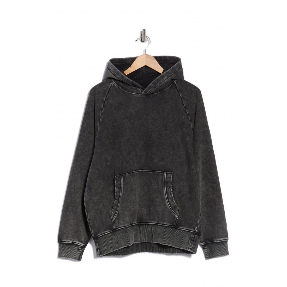 'Garment Washed Fleece Hoodie' für Herren