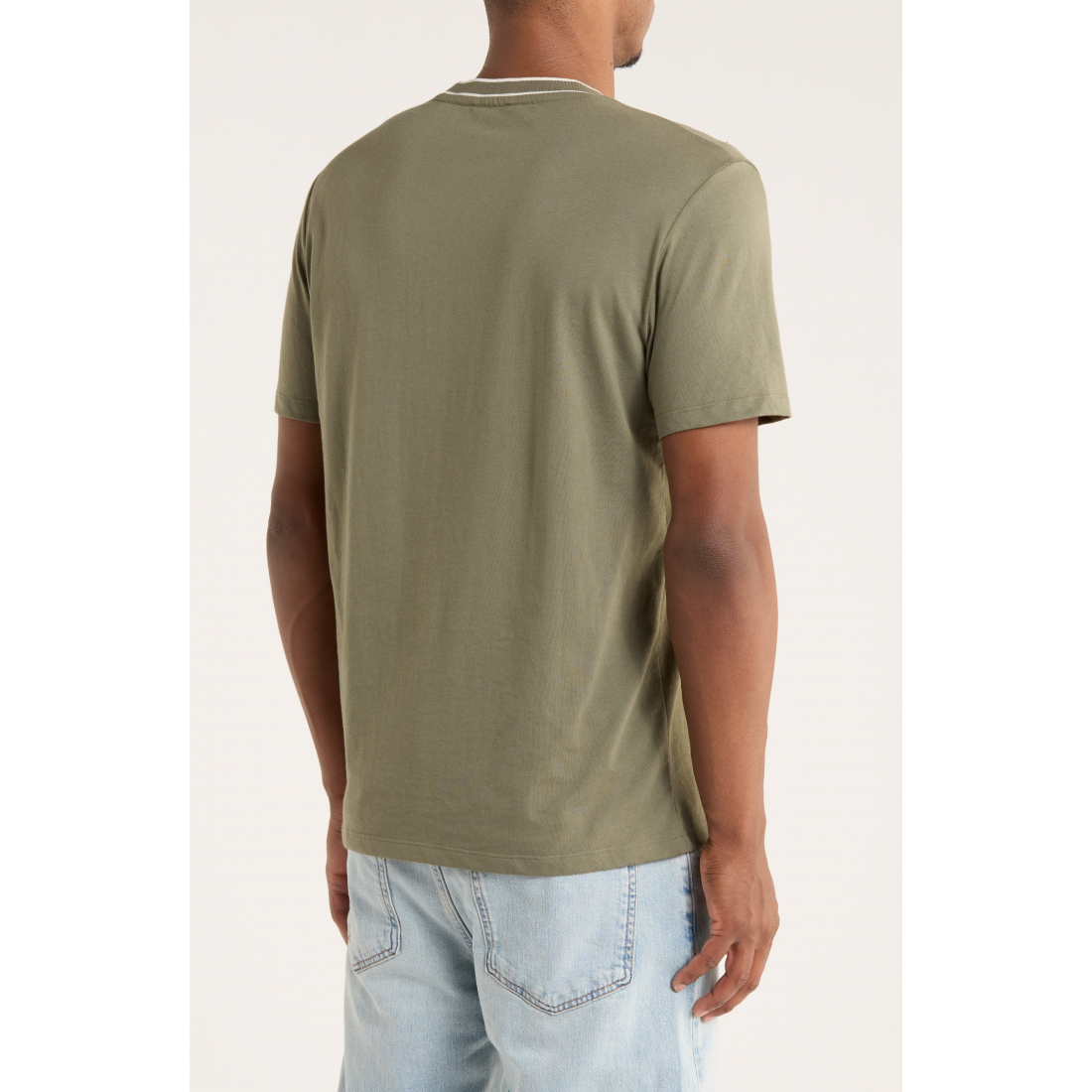 'Tipped Crewneck T-Shirt' pour Hommes