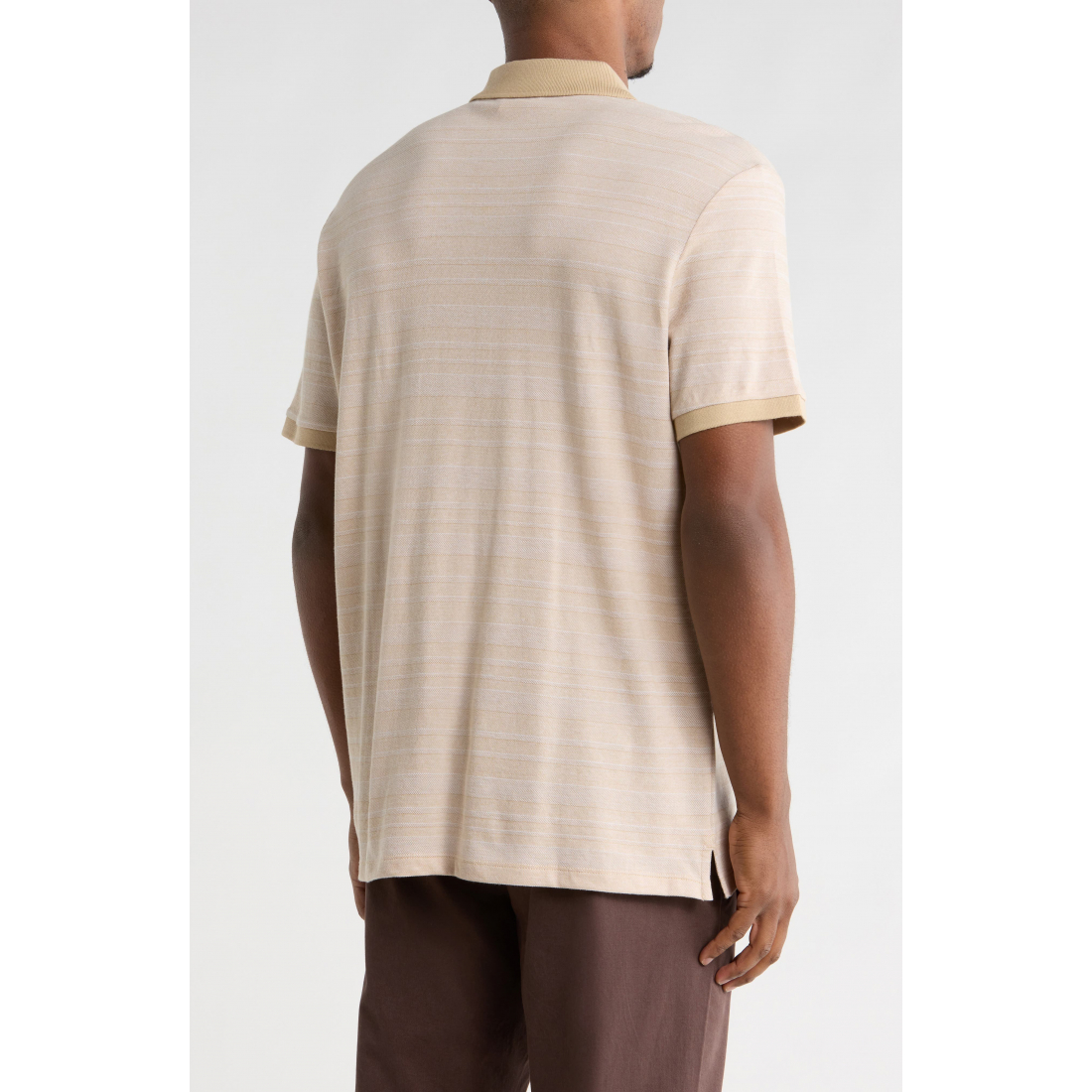 'Stripe Jacquard Knit Polo' pour Hommes