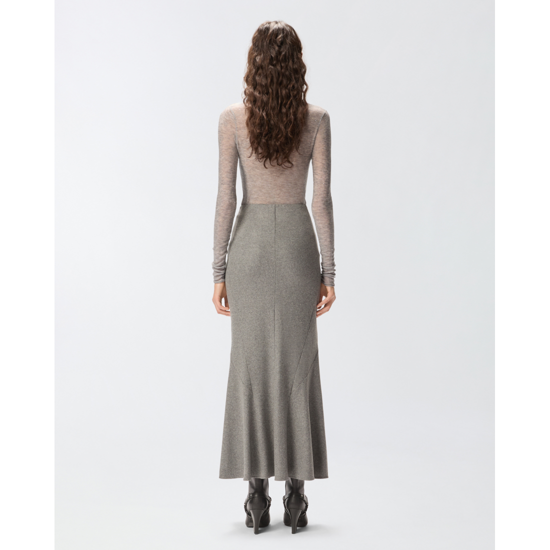 'Fishtail' Midi Rock für Damen