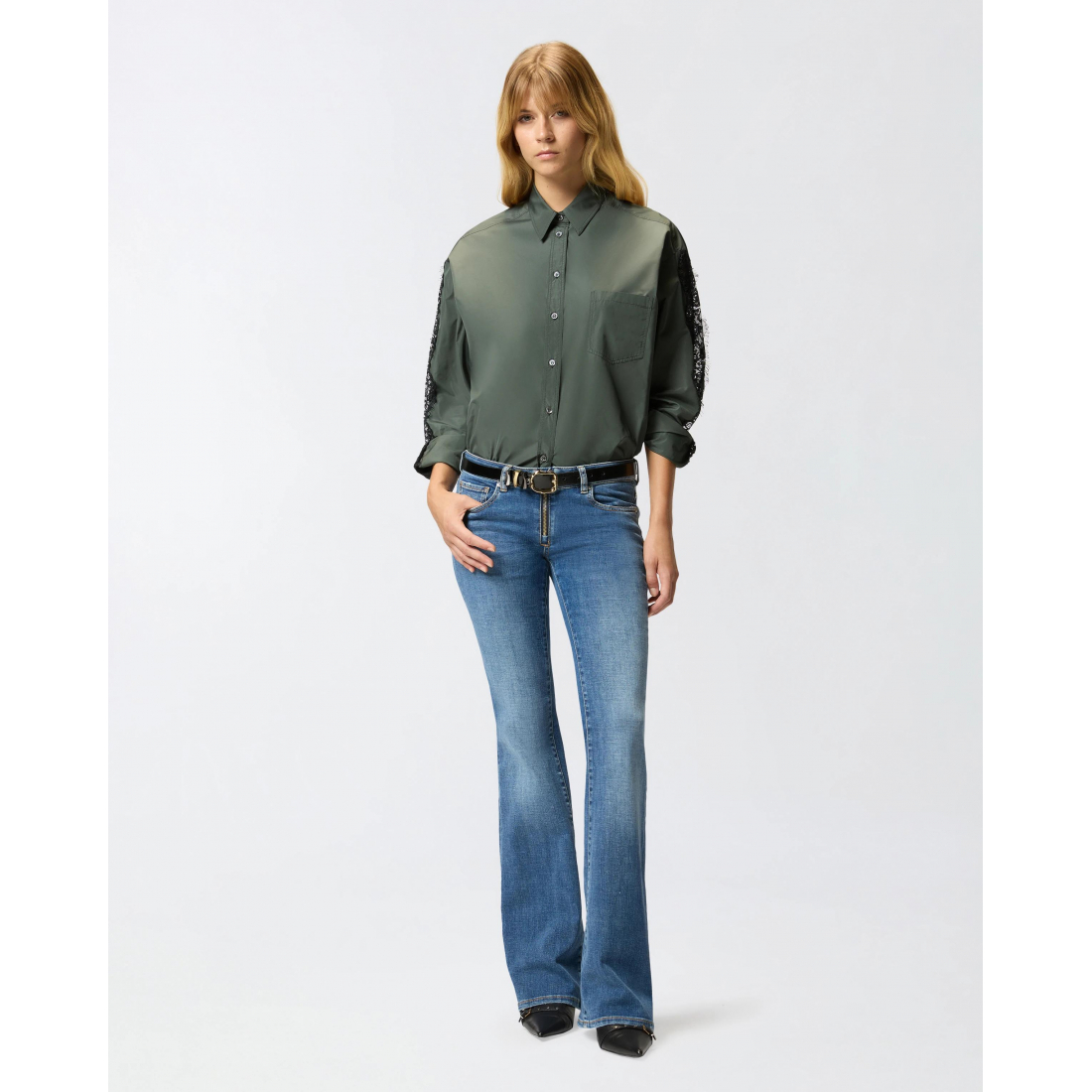 Women's 'Lace Sleeve' Shirt