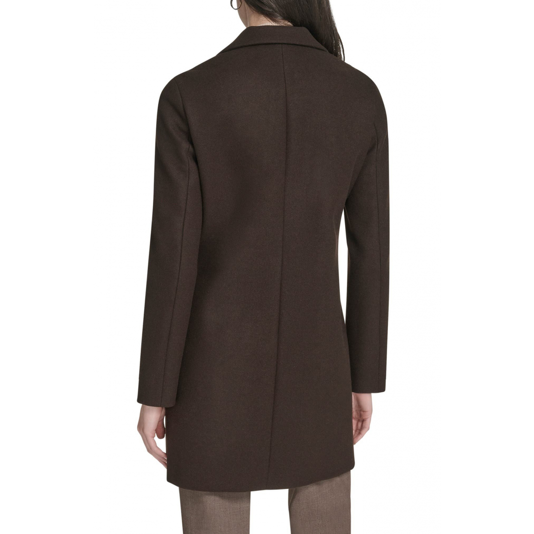 'Classic Notch Lapel Coat' pour Femmes