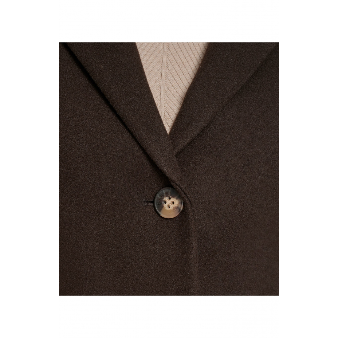 'Classic Notch Lapel Coat' pour Femmes