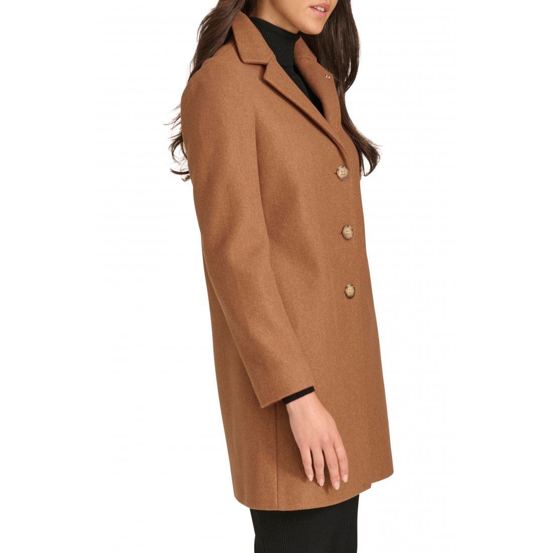 'Classic Notch Lapel Coat' pour Femmes