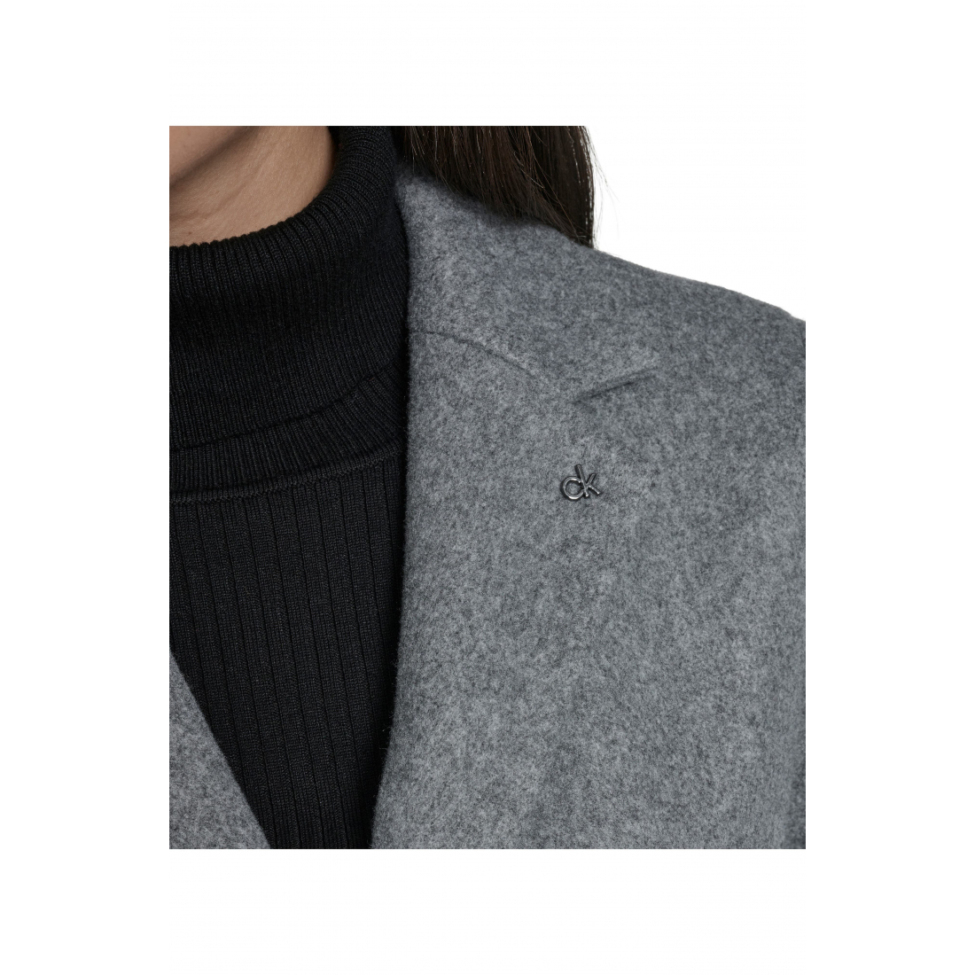 'Classic Notch Lapel Coat' pour Femmes