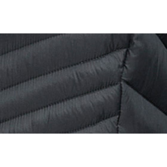 'Water Resistant Chevron Quilted Puffer Jacket' pour Femmes