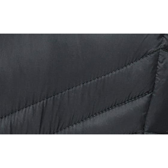 'Water Resistant Chevron Quilted Puffer Vest' pour Femmes