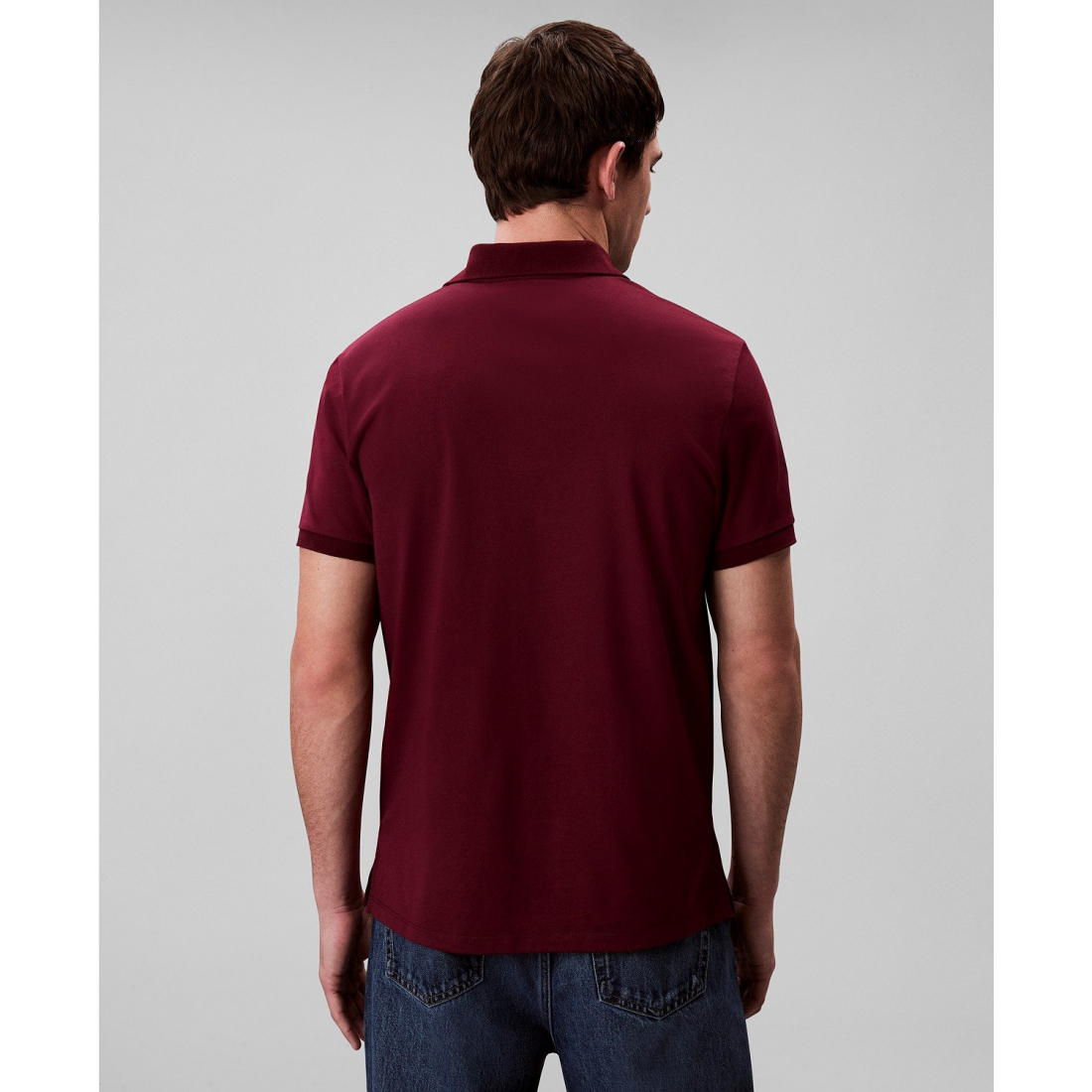 'Regular-Fit Smooth Cotton Monogram Logo Polo Shirt' pour Hommes