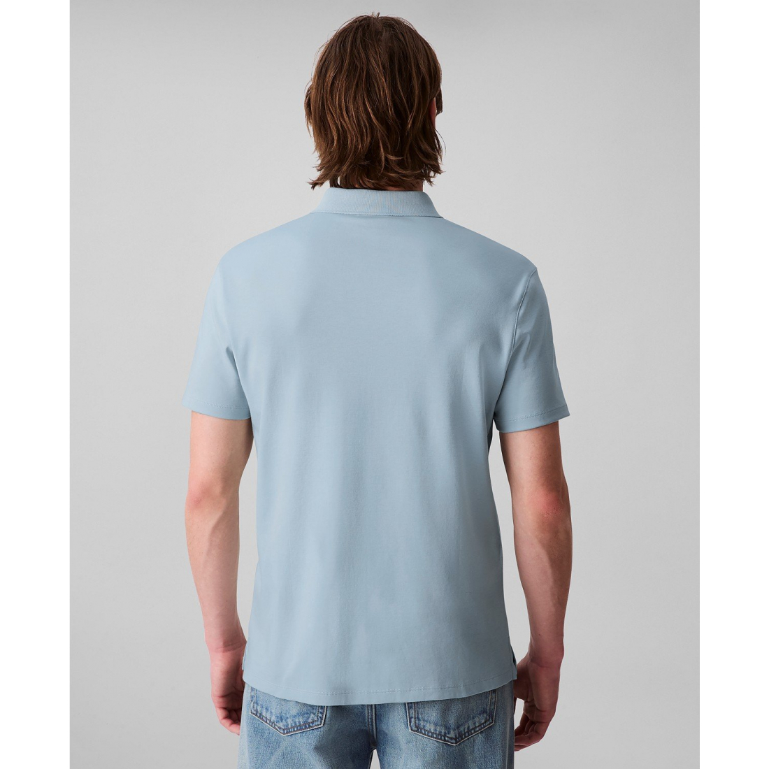 'Regular-Fit Smooth Cotton Monogram Logo Polo Shirt' pour Hommes