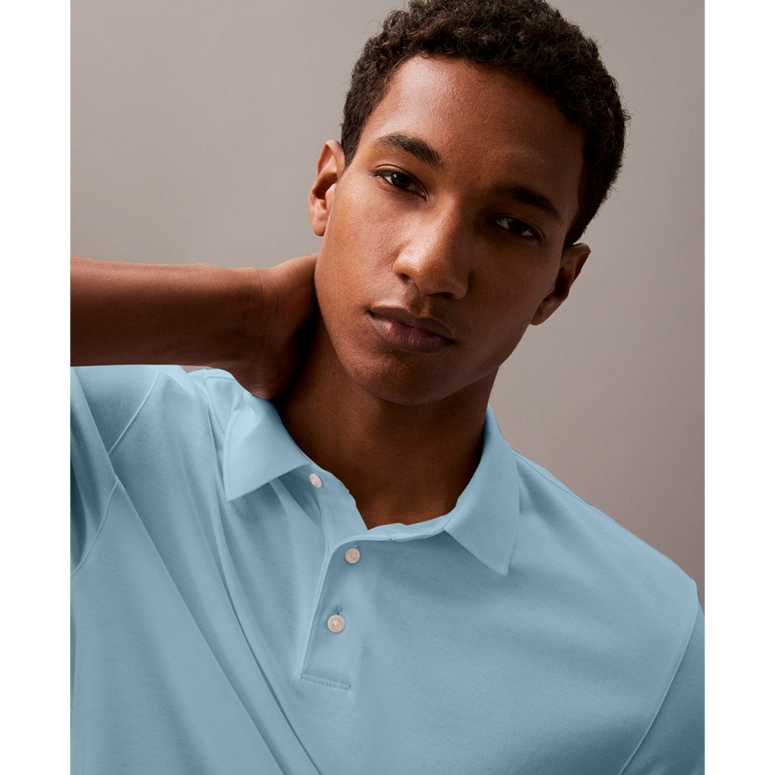 'Short Sleeve Supima Cotton Polo Shirt' für Herren