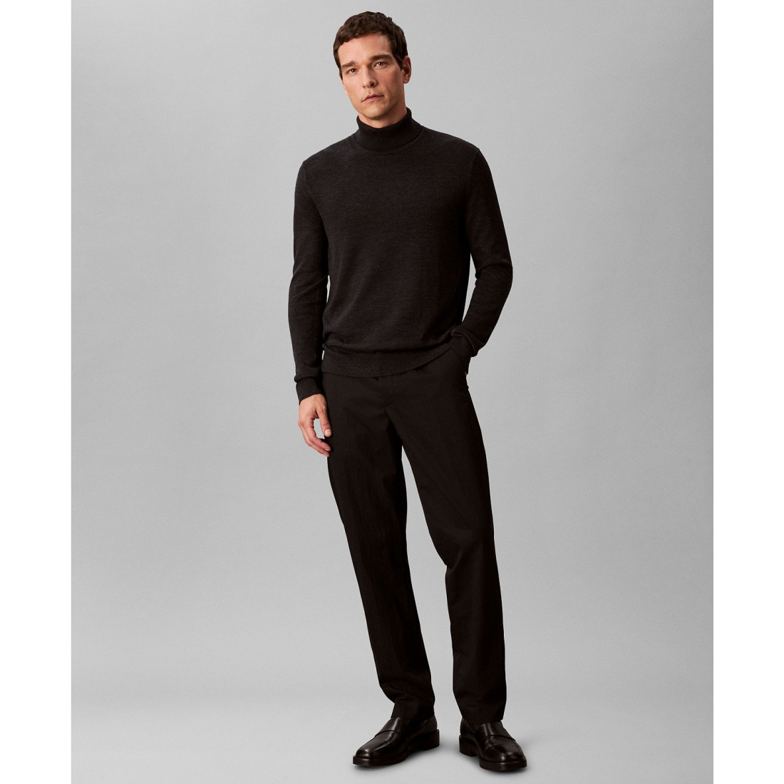 'Merino Wool Blend Turtleneck Sweater' pour Hommes