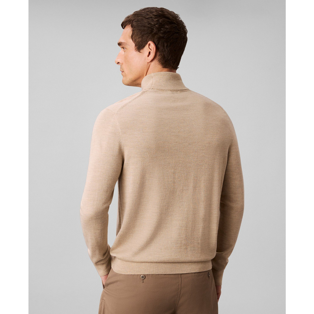 'Merino Wool Blend Turtleneck Sweater' pour Hommes