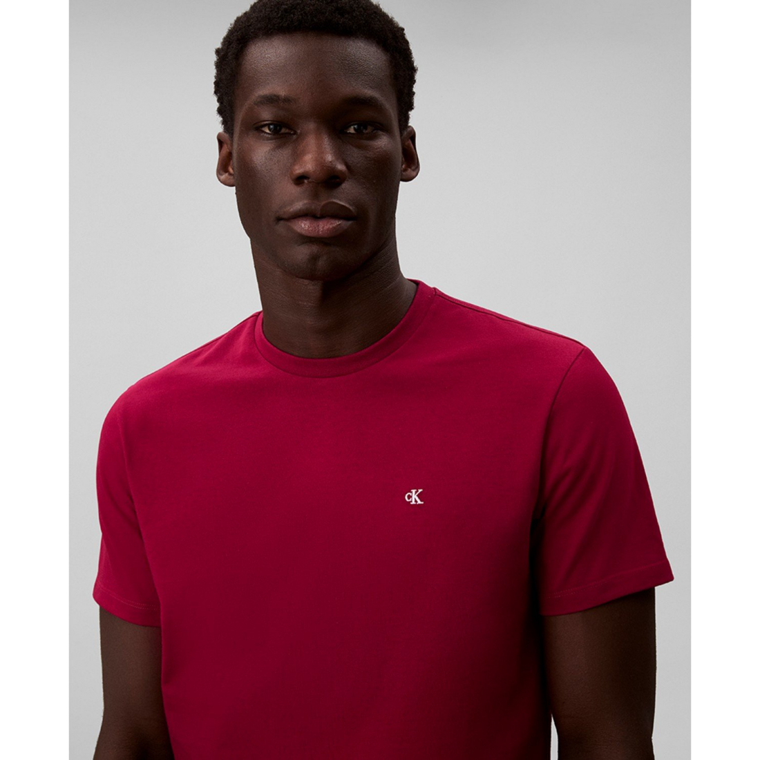 'Solid Crewneck T-Shirt' pour Hommes