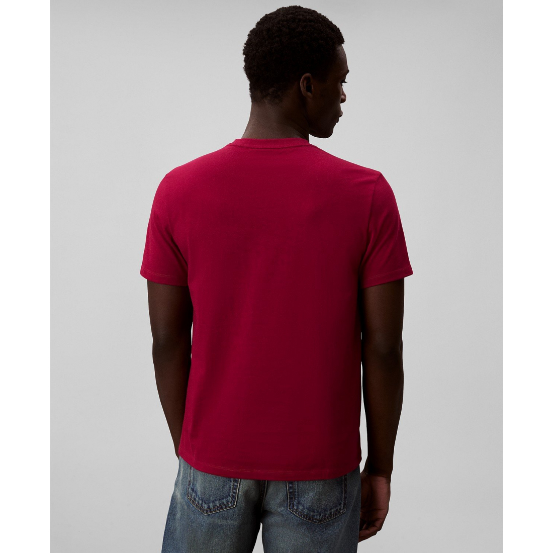 'Solid Crewneck T-Shirt' pour Hommes