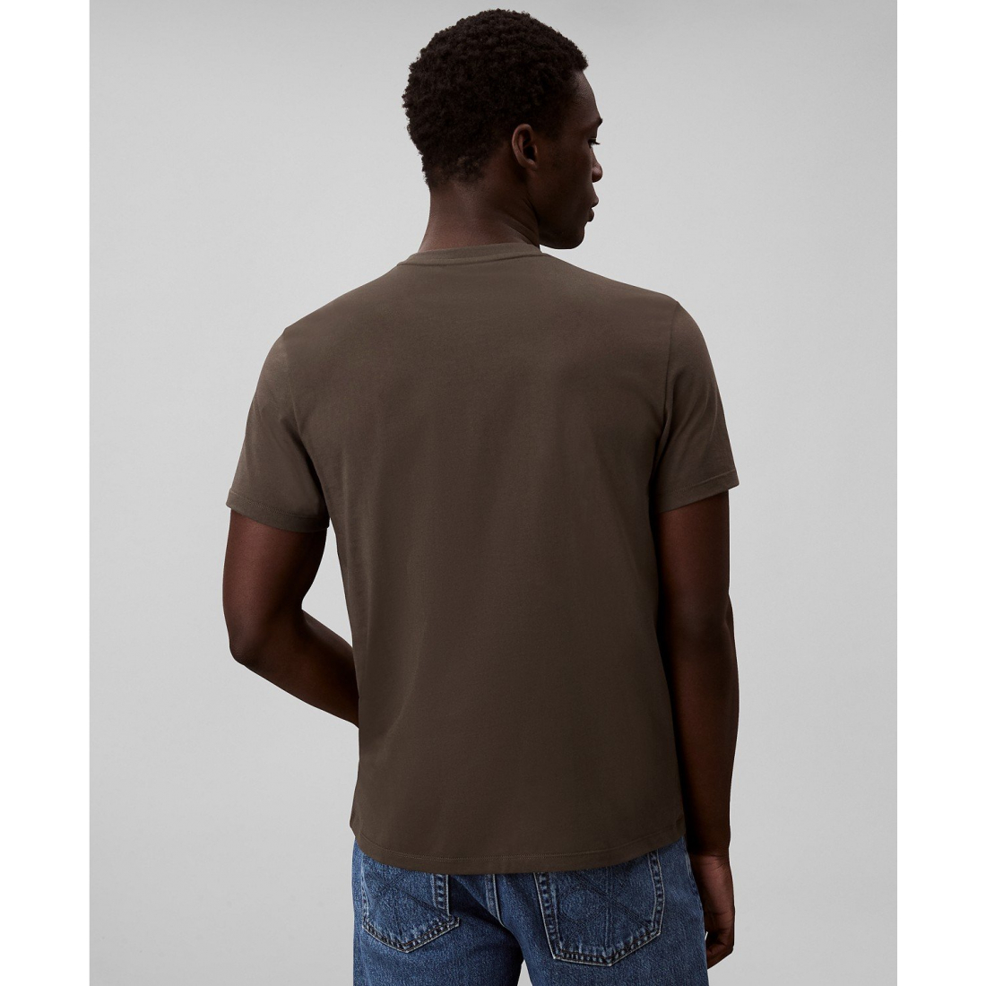 'Solid Crewneck T-Shirt' pour Hommes