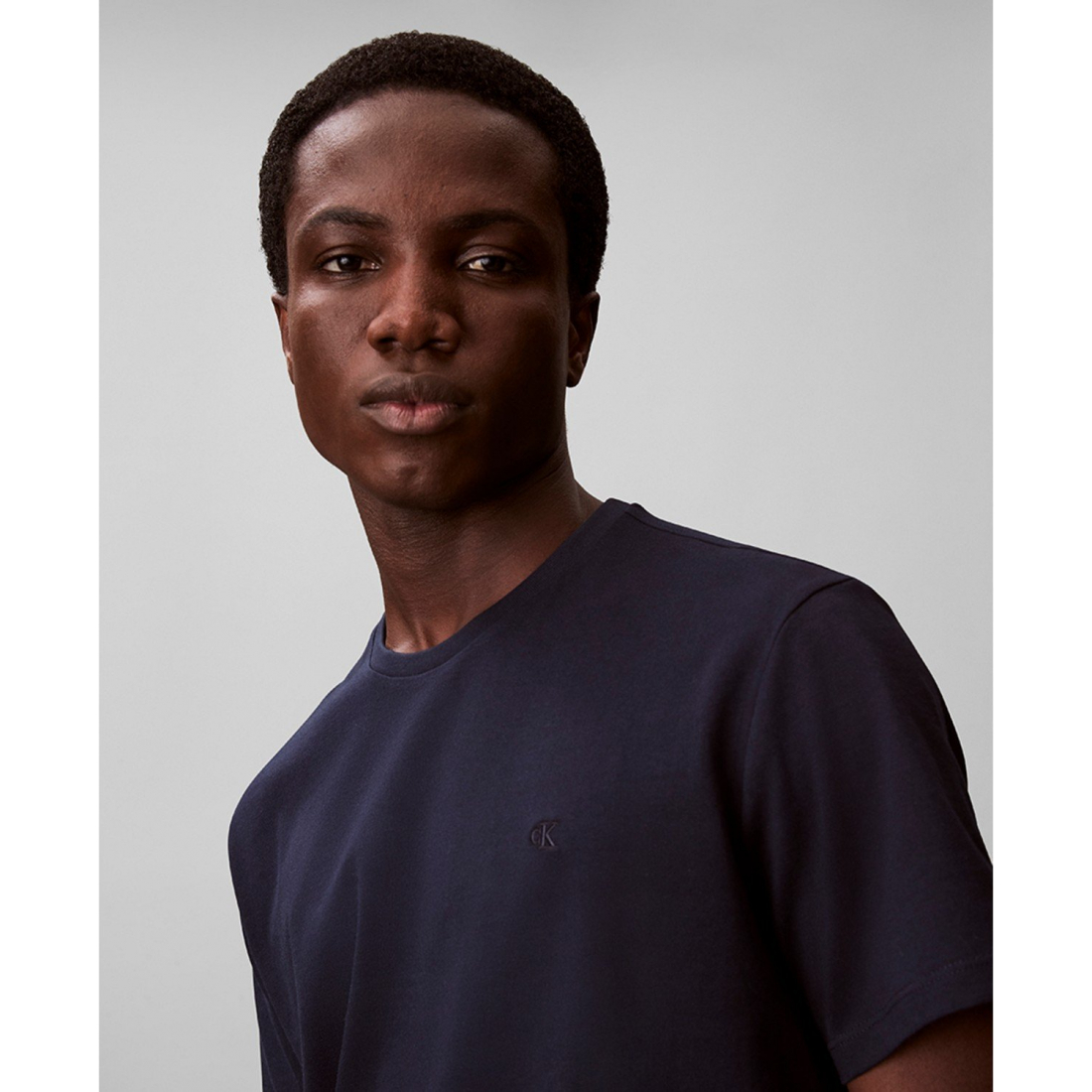 'Solid Crewneck T-Shirt' pour Hommes