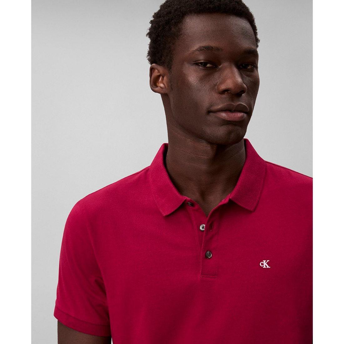 'Short Sleeve Solid Polo Shirt' für Herren