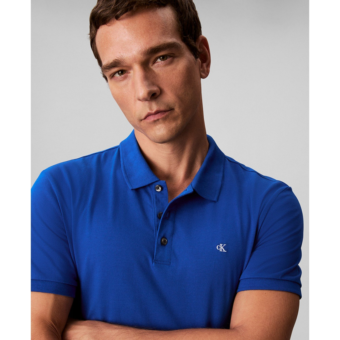 'Short Sleeve Solid Polo Shirt' für Herren