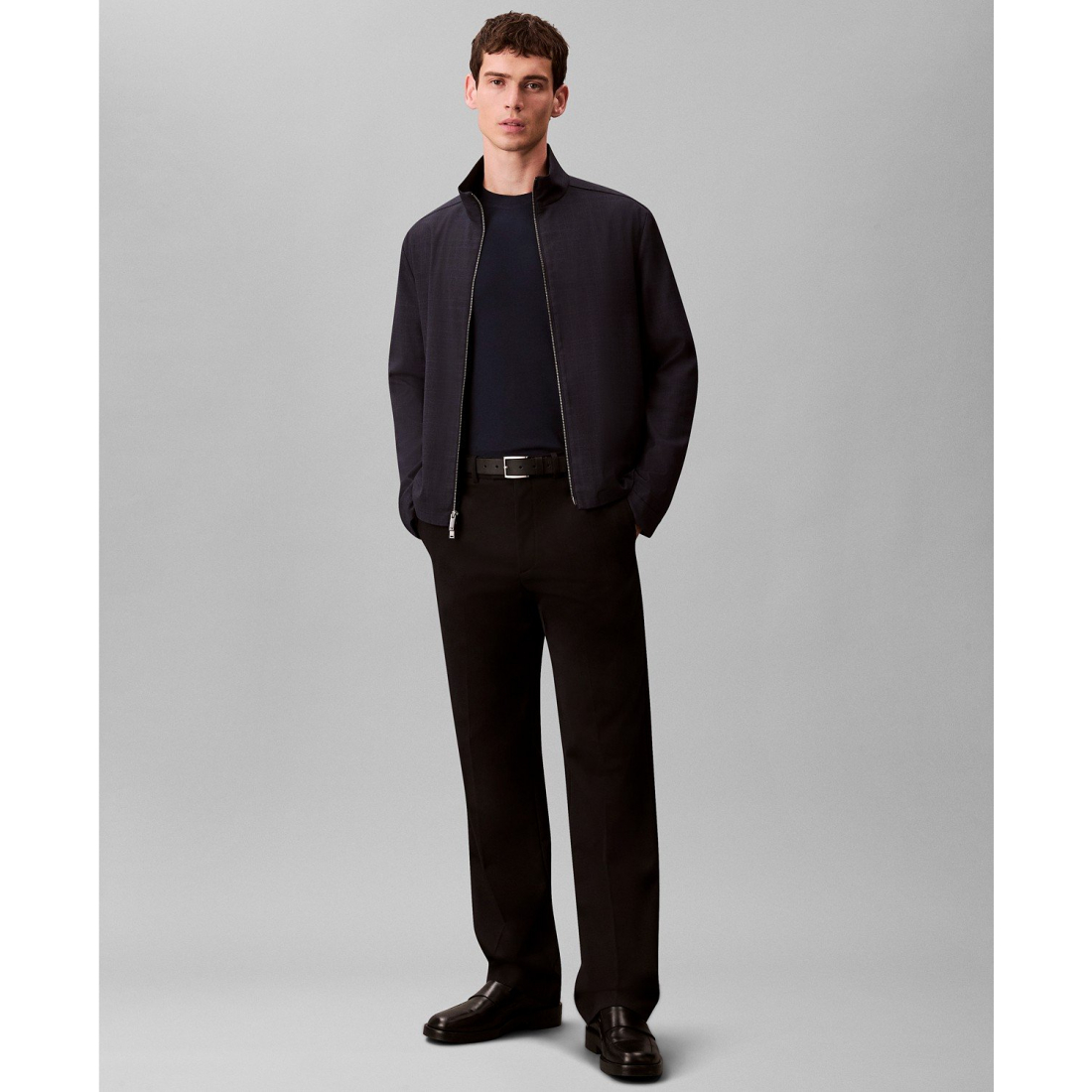 'Yarn-Dyed Zip Jacket' für Herren