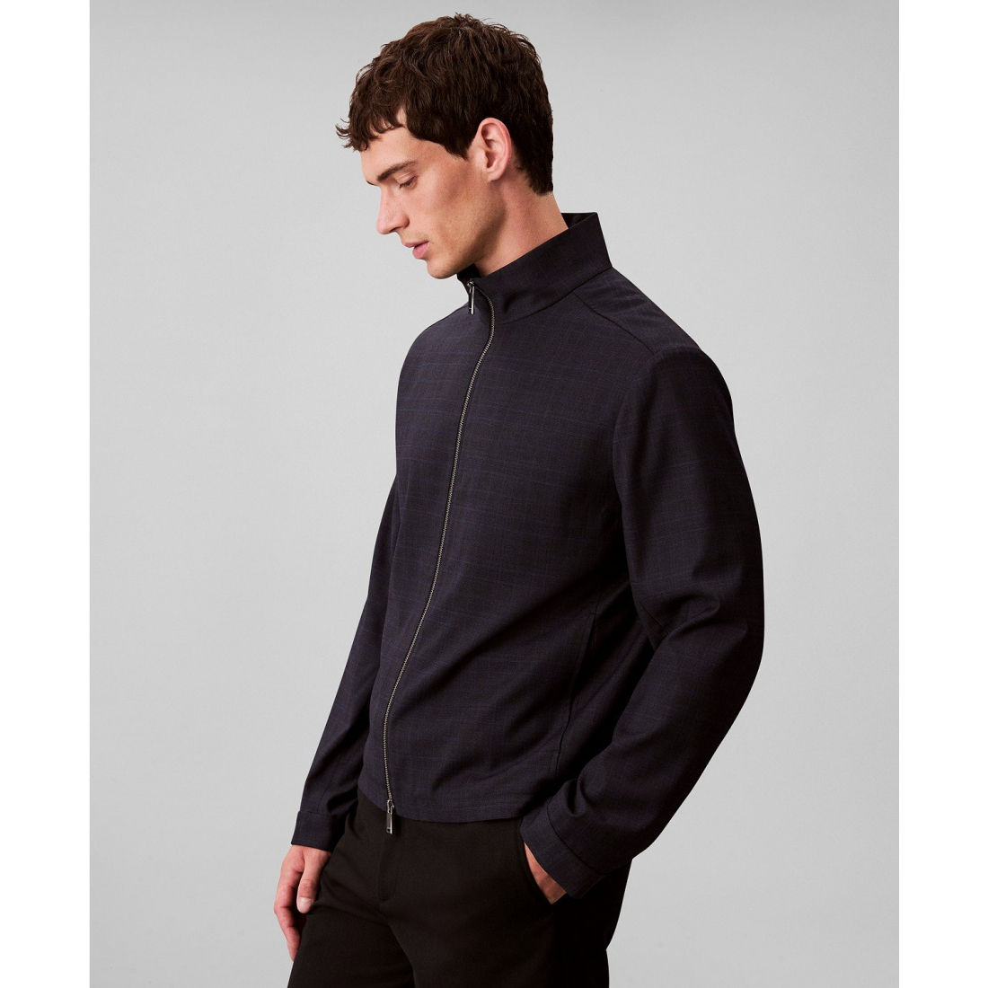 'Yarn-Dyed Zip Jacket' für Herren